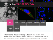 Tablet Screenshot of cancerbiology.ee